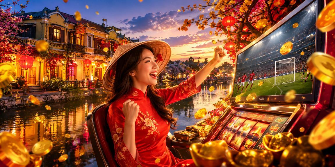 Người chơi slot game đội nón lá truyền thống tại Hà Nội Việt Nam